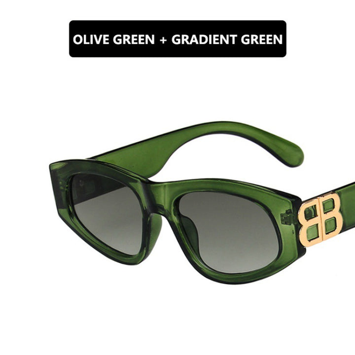Women's fashionable cat-eye sunglasses with luxurious accents Bowlift