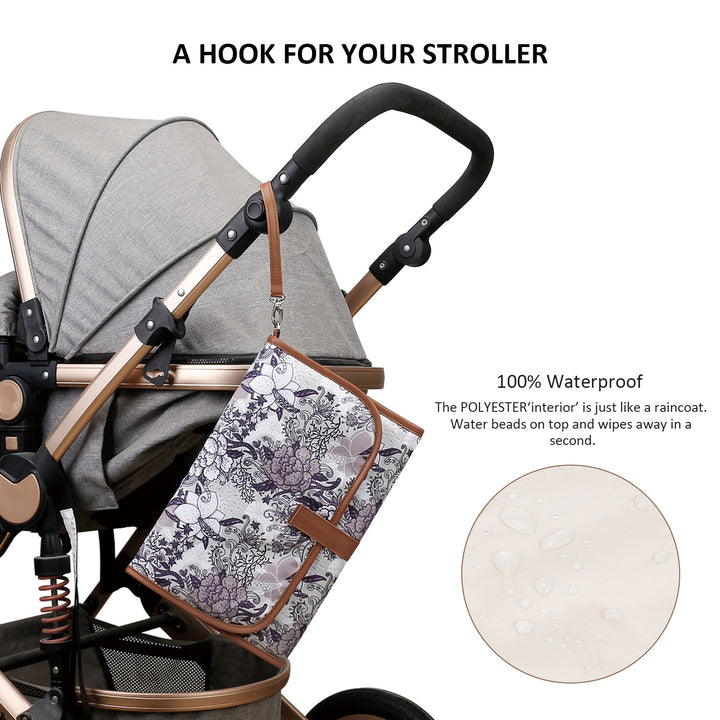 Small Shoulder Bag with Floral Patterns Bowlift