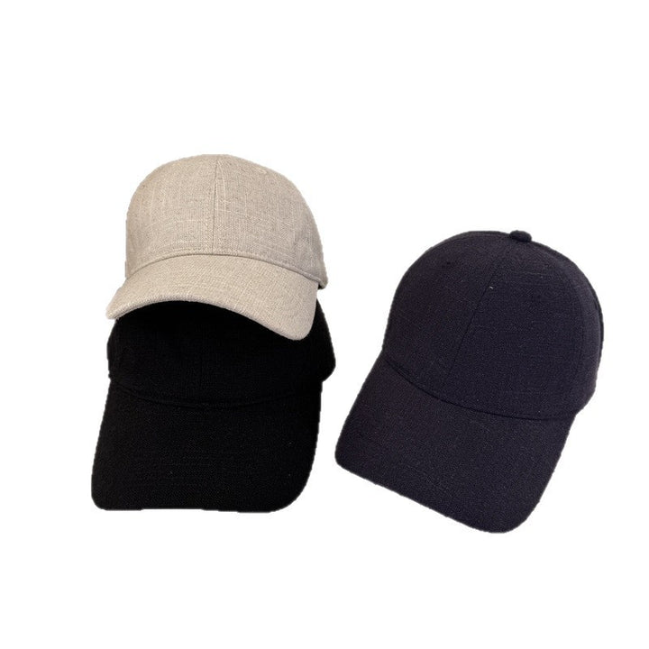 Women's Casual Textured Cotton Baseball Cap Bowlift