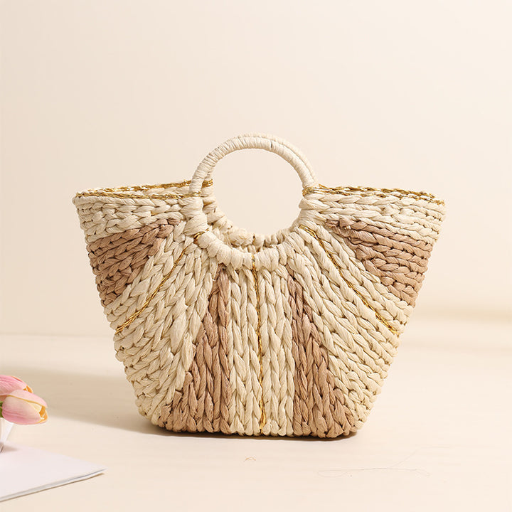 Handcrafted basket bag in modern design Bowlift