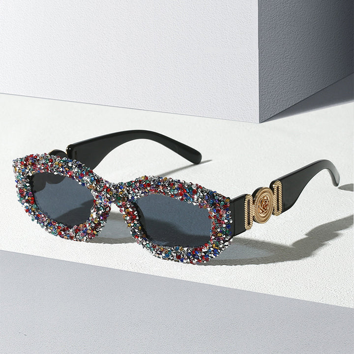 Women Crystal-Embellished Sunglasses Bowlift