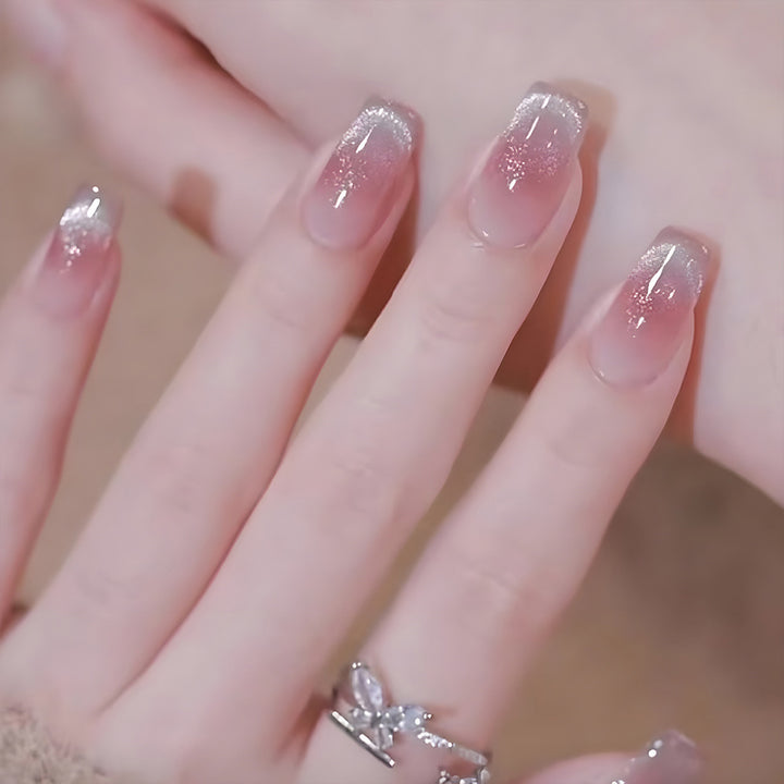 Glitter Ombre Press-On Nail Tips Bowlift