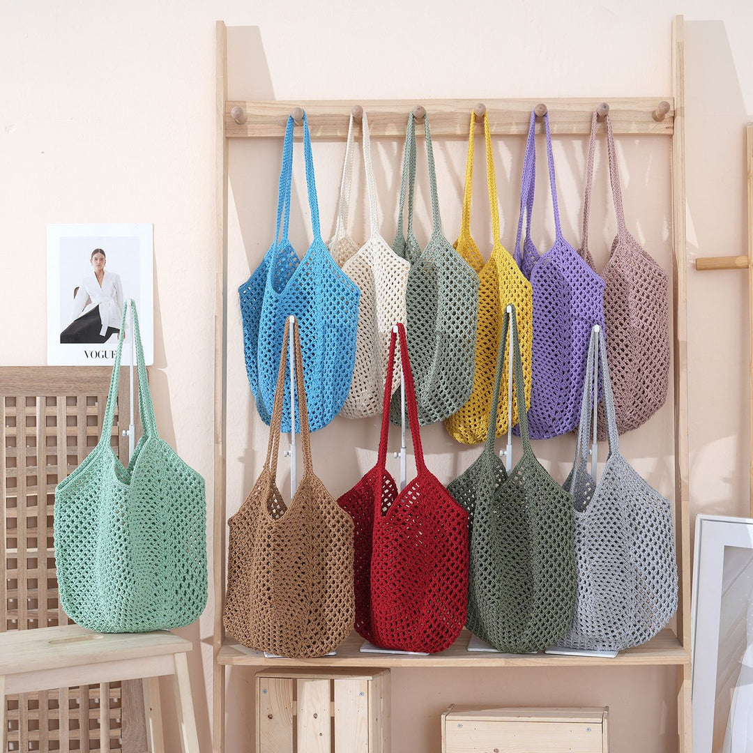 Handcrafted mesh tote bag Bowlift