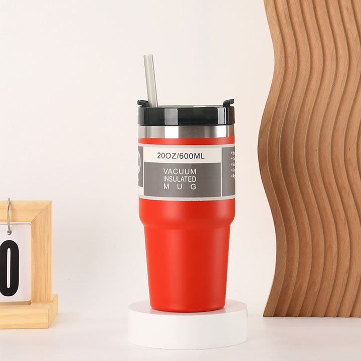 Women Insulated Drinking Cups with Reusable Straw Bowlift