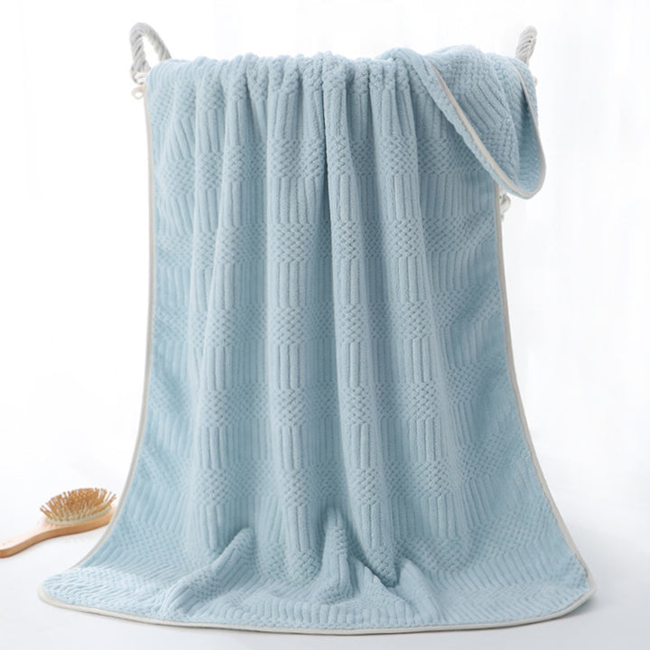 Terry Bath Wrap Blanket with Durable Handles Bowlift