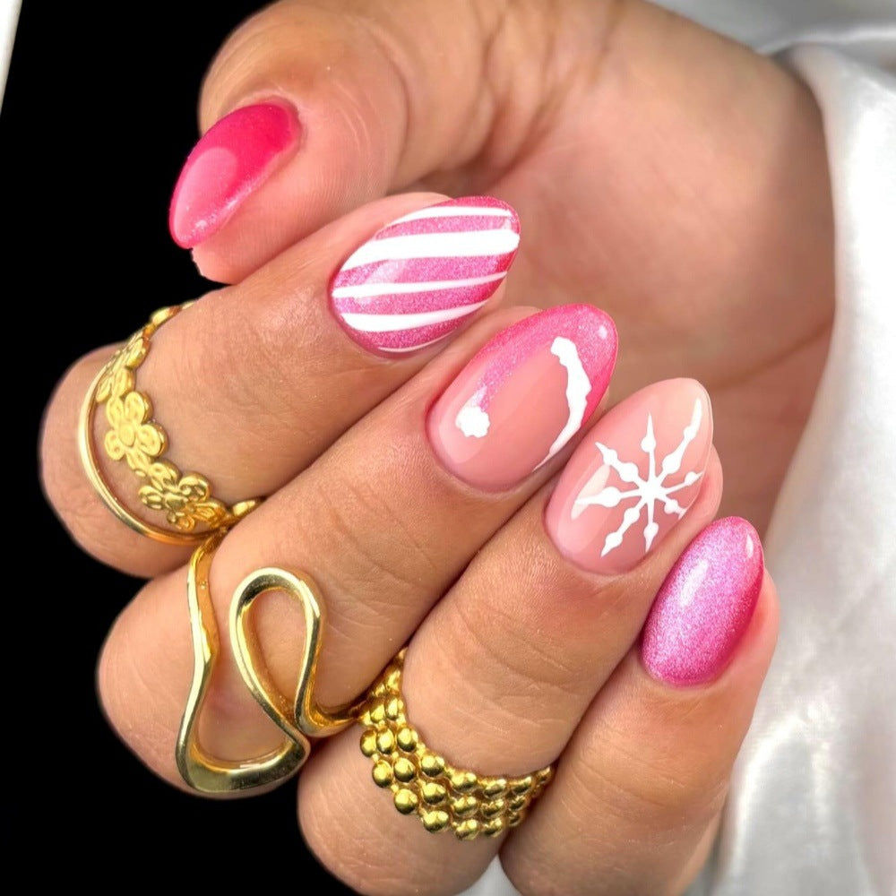 Nail art set with Creative Winter Design Bowlift