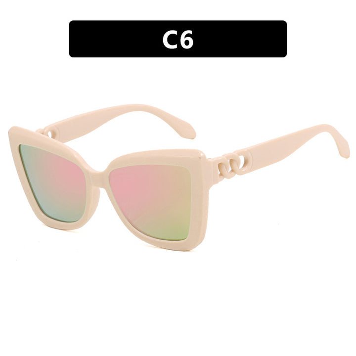 Women's trendy cat-eye sunglasses with sophisticated pattern Bowlift