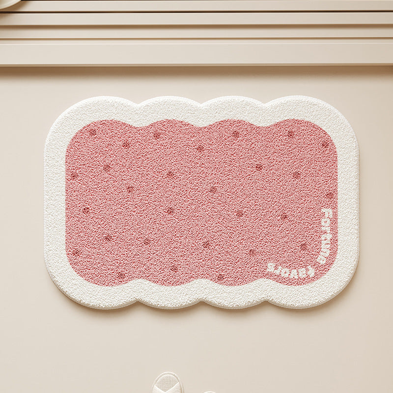 Soft Textured Decorative Bathroom Mat Bowlift