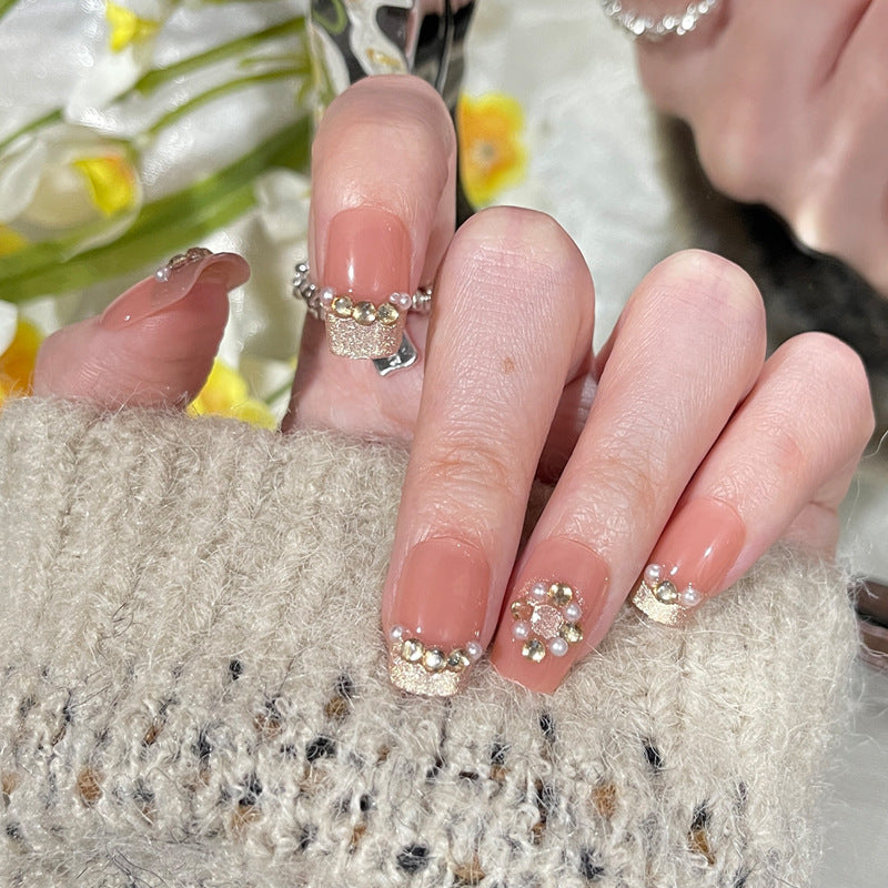 Decorative Rhinestone Nail Art Set Bowlift