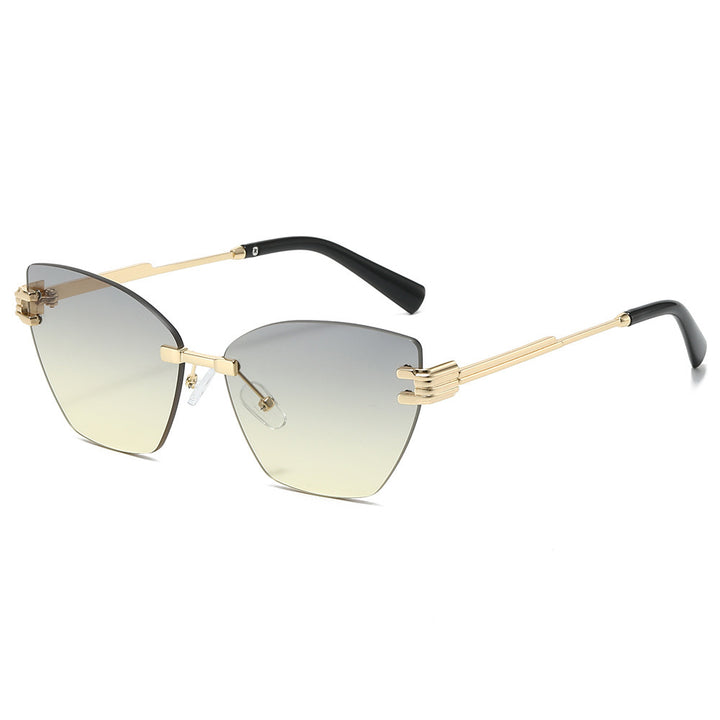 High-Fashion Gradient Shield Sunglasses Bowlift