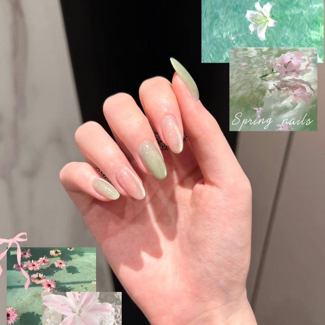 Whimsical Bunny-Themed Press-On Nail Art Set Bowlift