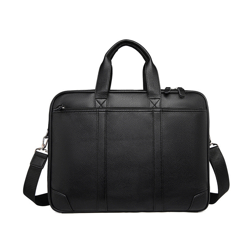 Professional Leather Briefcase Bowlift