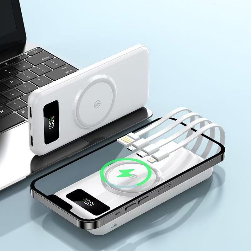 Portable power bank with wireless charging function Bowlift