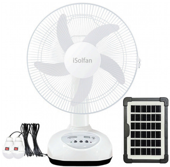 Women's Solar Powered Stand Fan with Smart Control System Bowlift
