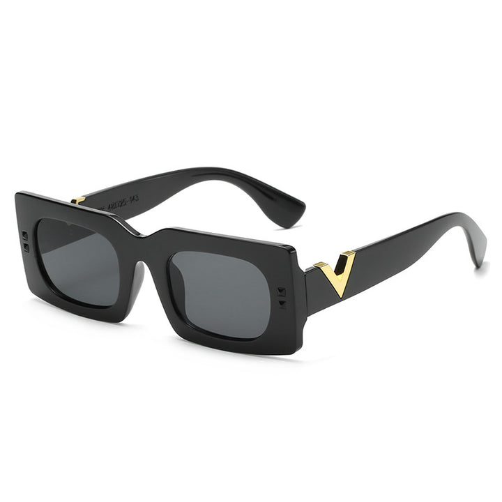 Women's oversized sunglasses with animal print Bowlift