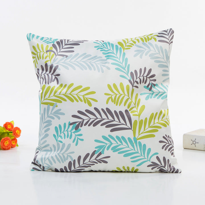 Decorative Leaf Print Pillow