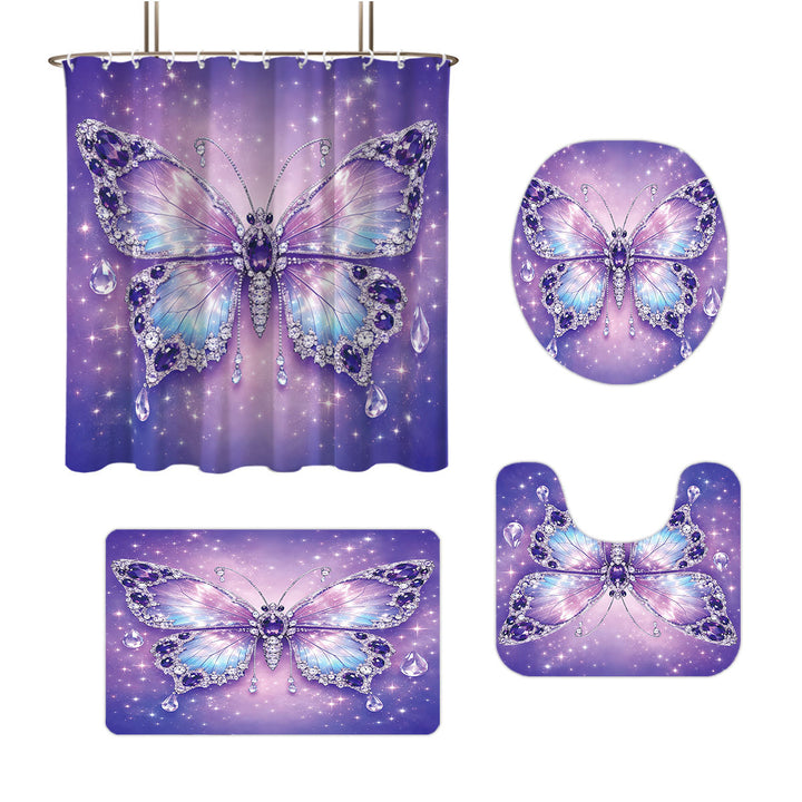 Bunny-Themed Digital Bathroom Decor Set Bowlift