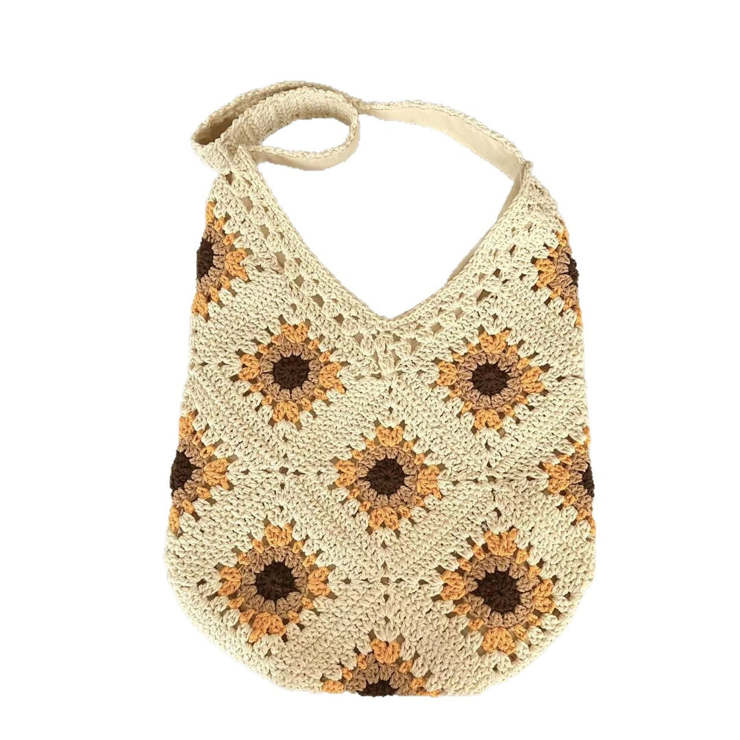 Fashionable crochet shoulder bag Bowlift