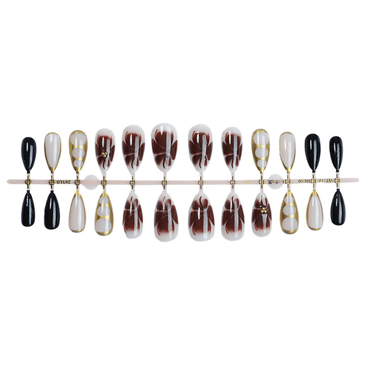 Artistic Press-On Nail Art Set Bowlift