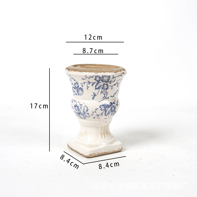 Floral Ceramic Planter Bowlift