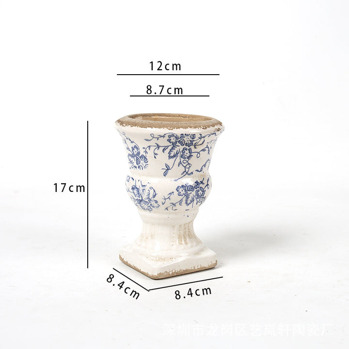 Floral Ceramic Planter Bowlift