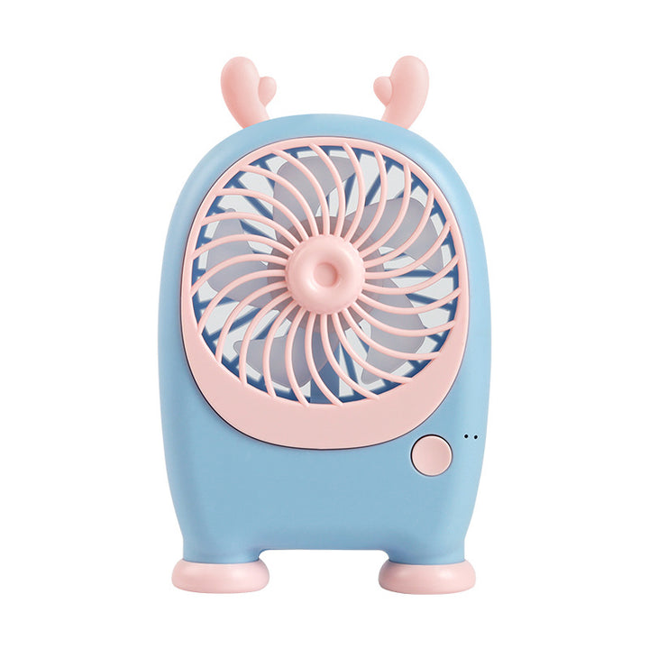 Women's portable handheld fan in playful rabbit design Bowlift