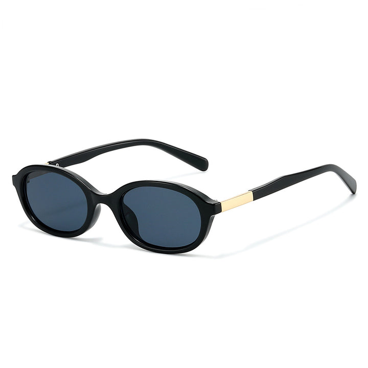 Elegant Vintage Oval Frame Sunglasses Bowlift