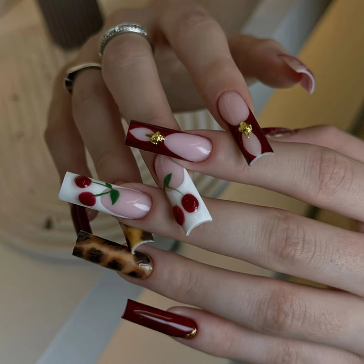 Creative Artistic Press-On Nails Bowlift