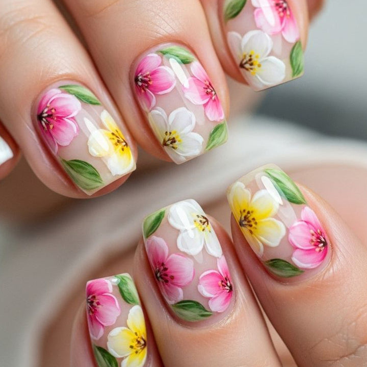Floral Nail Art Kit Bowlift
