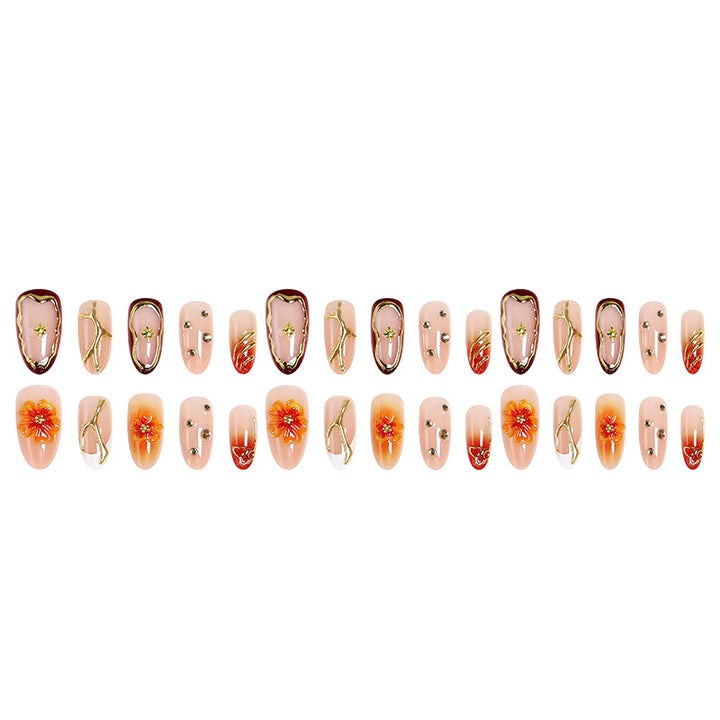 Do-it-Yourself artificial nails with floral designs Bowlift