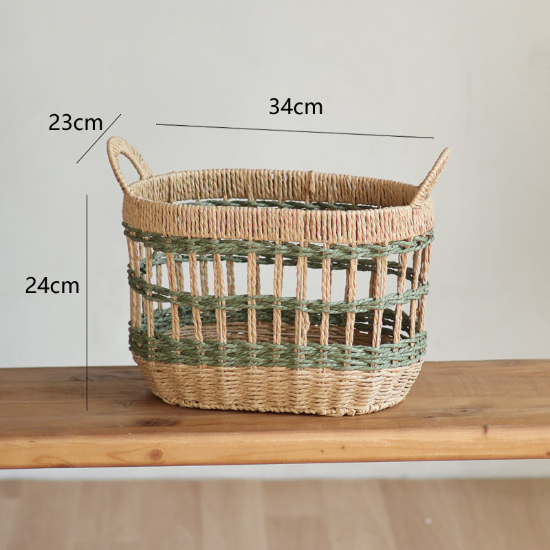 Handcrafted storage basket with natural material Bowlift