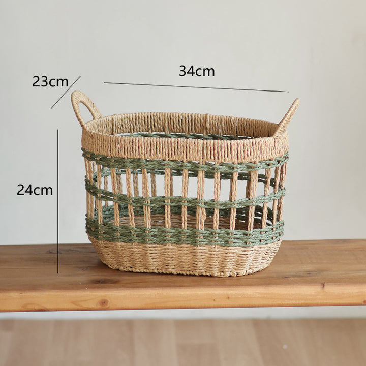 Handcrafted storage basket with natural material Bowlift