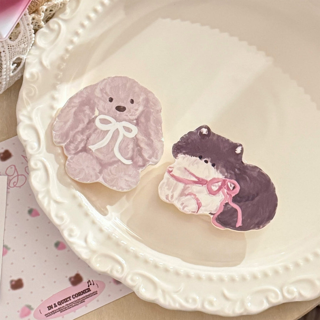Playful refrigerator magnet with cute animal design Bowlift