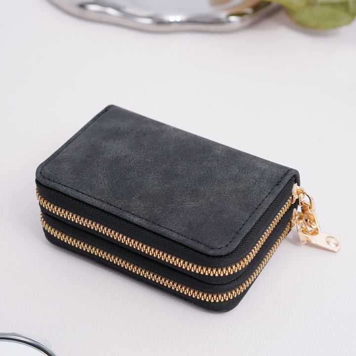 Double Folded Wallet Made of High-Quality Genuine Leather Bowlift