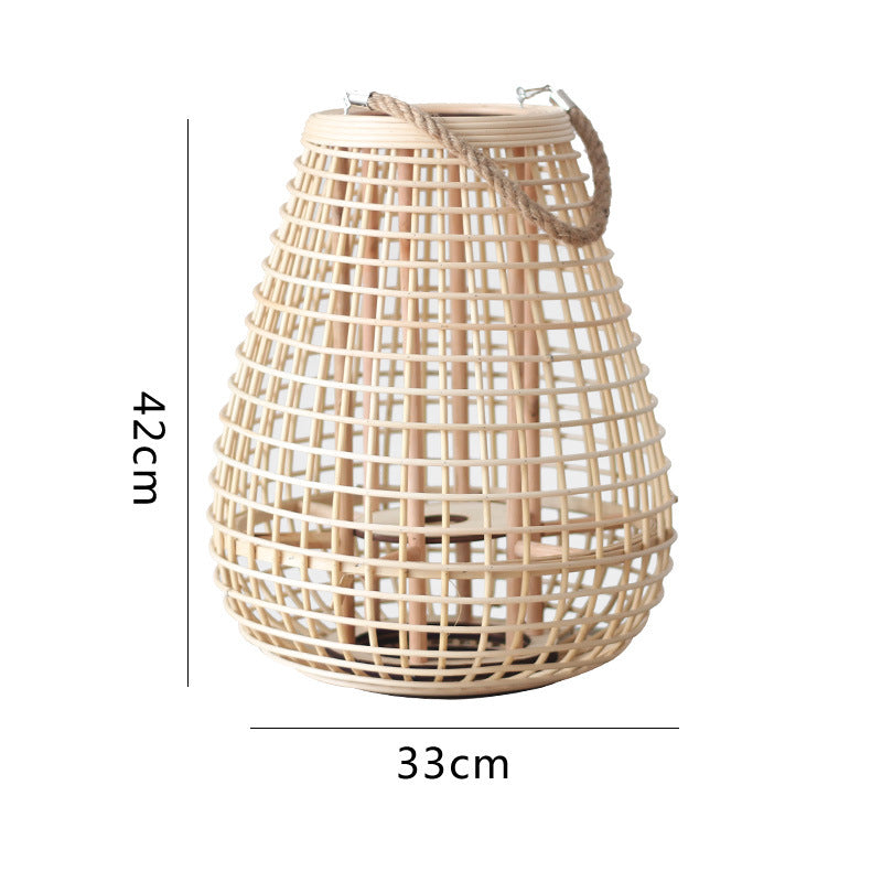 Decorative Rattan Lantern Bowlift