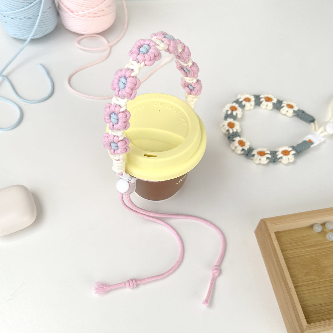 Decorative Flower Macrame Eyewear Holder Bowlift