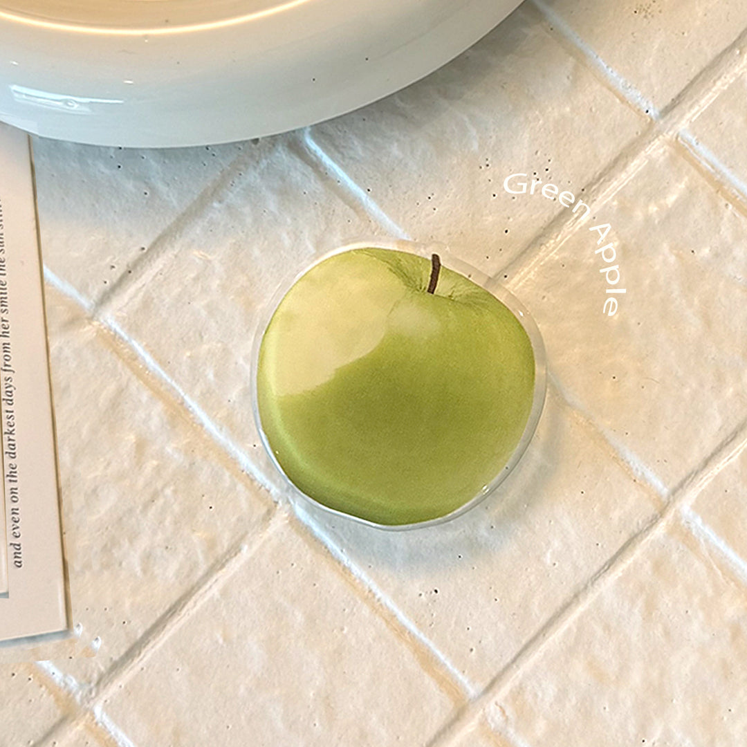 Apple motif refrigerator magnet Bowlift