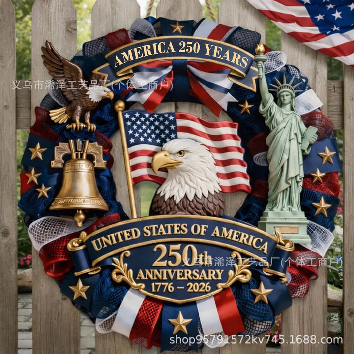Unisex decorative anniversary bell with Statue of Liberty and bell relief Bowlift