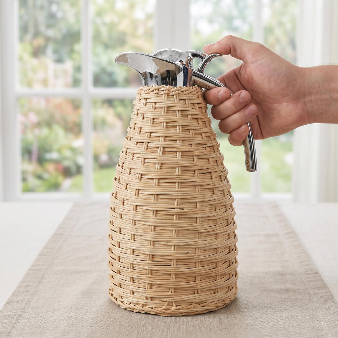 Stylish water carafe with woven design Bowlift