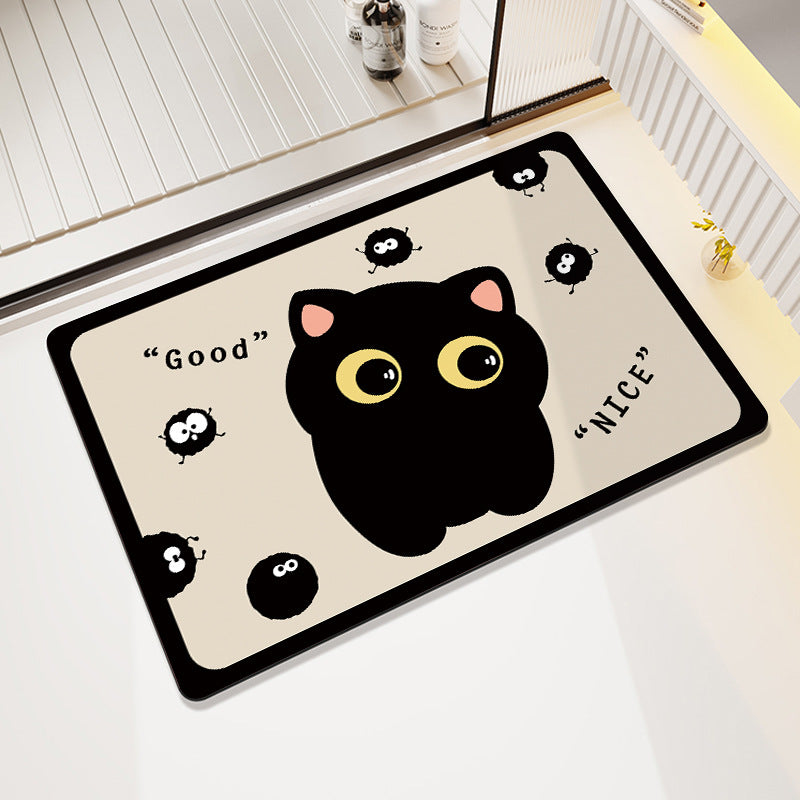 Decorative Bathroom Mat Bowlift