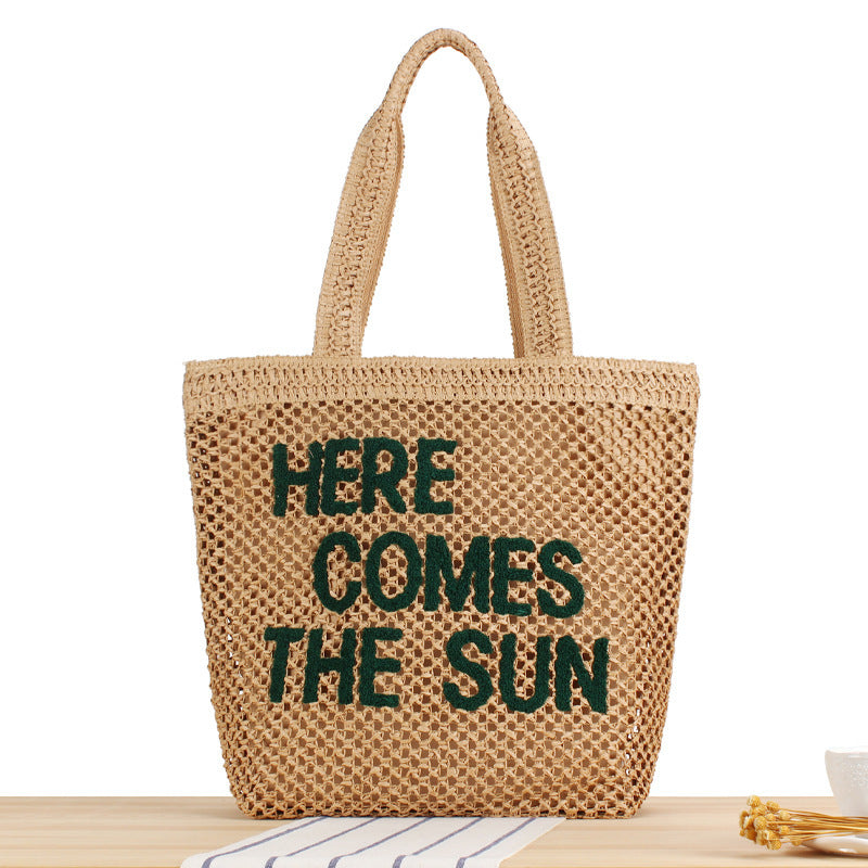 Shopping Bag Made of Natural Wicker Bowlift