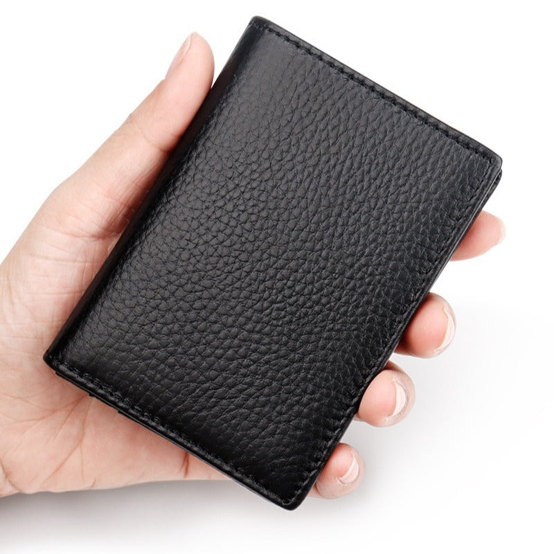 RFID-Blocking Leather Card Case Bowlift