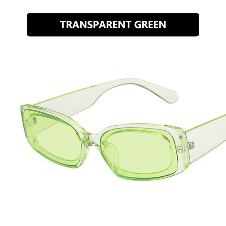 Ladies fashionable transparent sunglasses with square design Bowlift