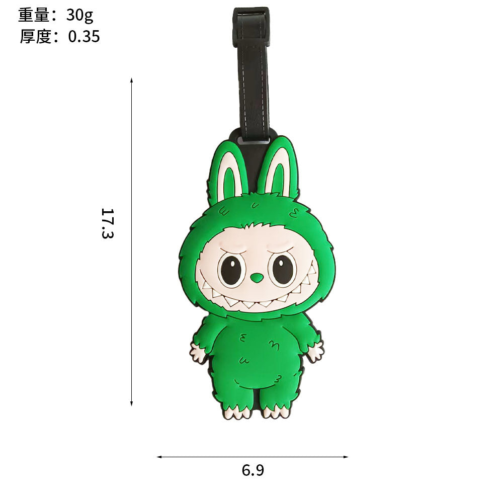 Unisex Luggage Tag with Fun Animal Design Bowlift