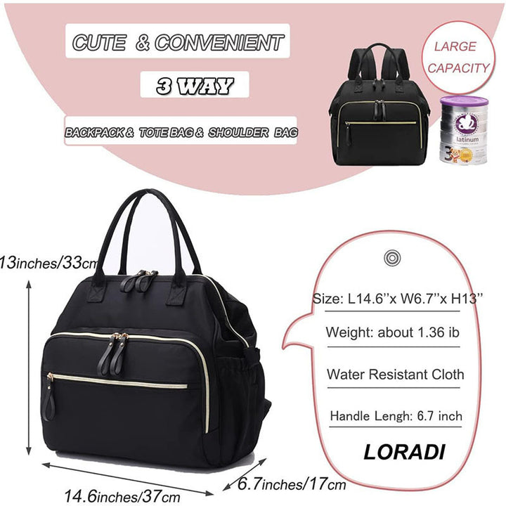 Multifunctional Workbag with Organizer Compartments Bowlift