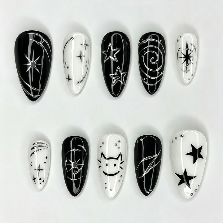 Exclusive Nail Design Set with Artistic Motifs Bowlift