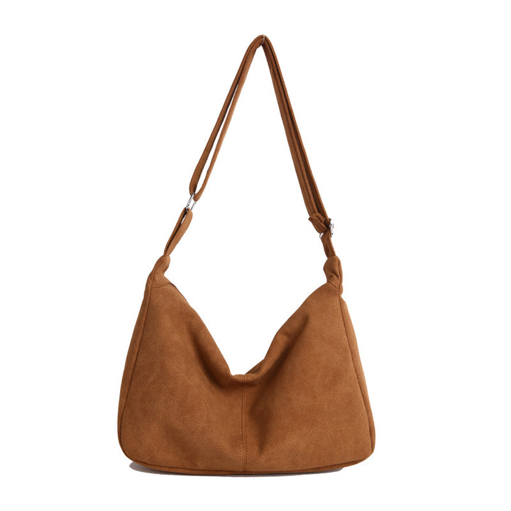 WoSoft Suede Hobo Handbag Bowlift
