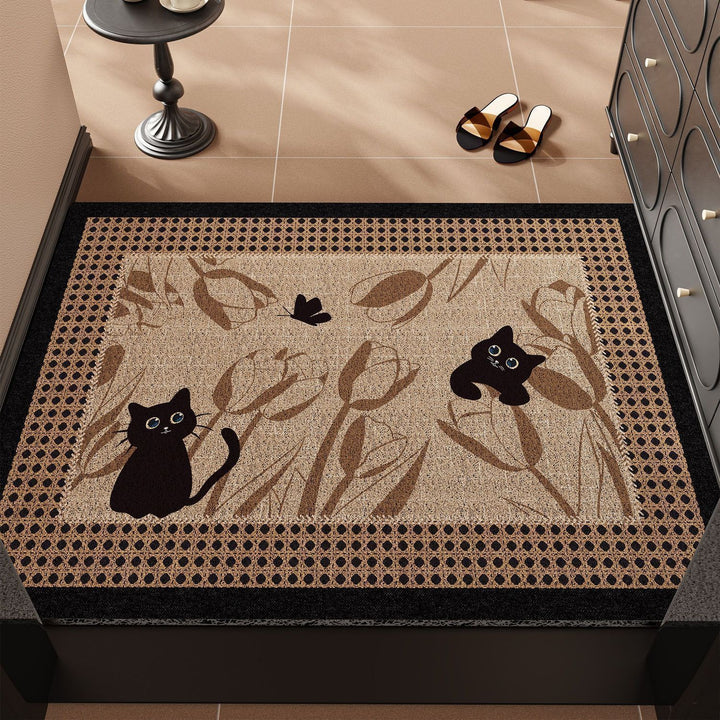 Playful Animal-Themed Welcome Mat
