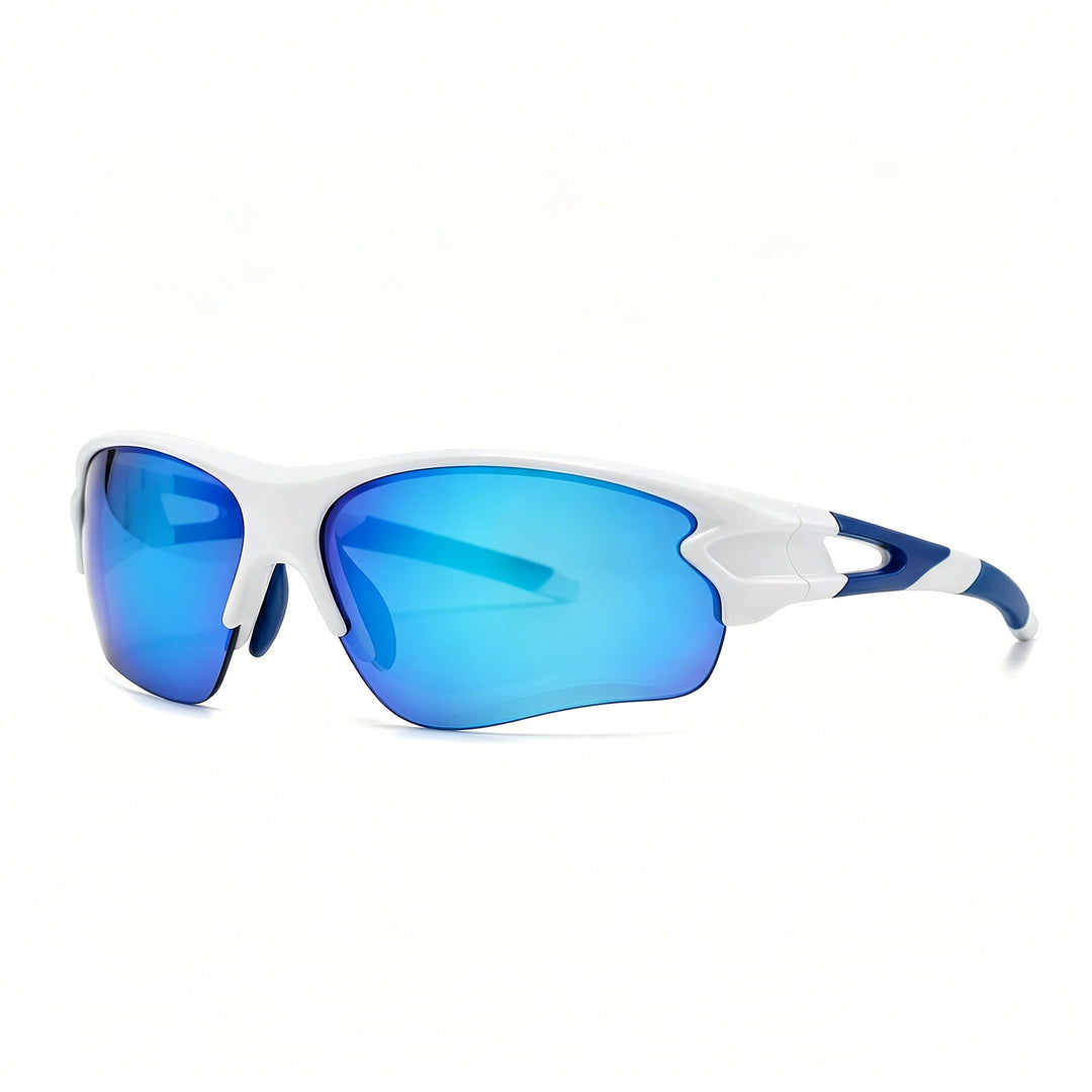 Unisex nan sporty performance-oriented sunglasses with polarized quick-change lens technology Bowlift
