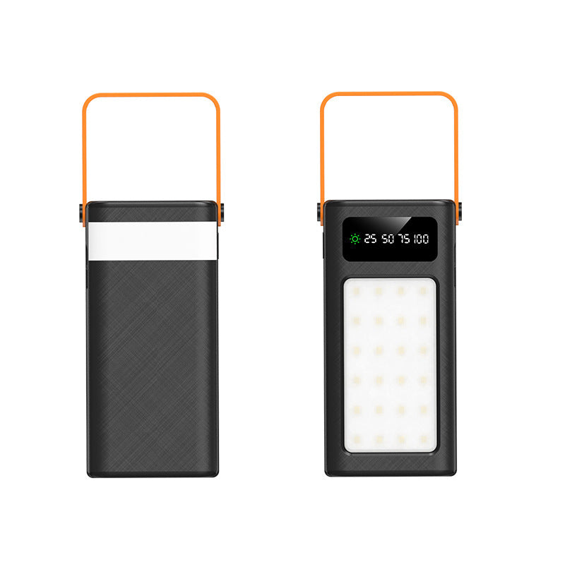 Portable LED power bank with integrated display and carrying handle Bowlift